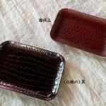 未使用　籃胎漆器 　文箱　書類入れ　福岡特産　井上らんたい　国産 籃胎漆器 らんたい漆器 文箱 文庫 書類入れ 福岡特産 井上らん